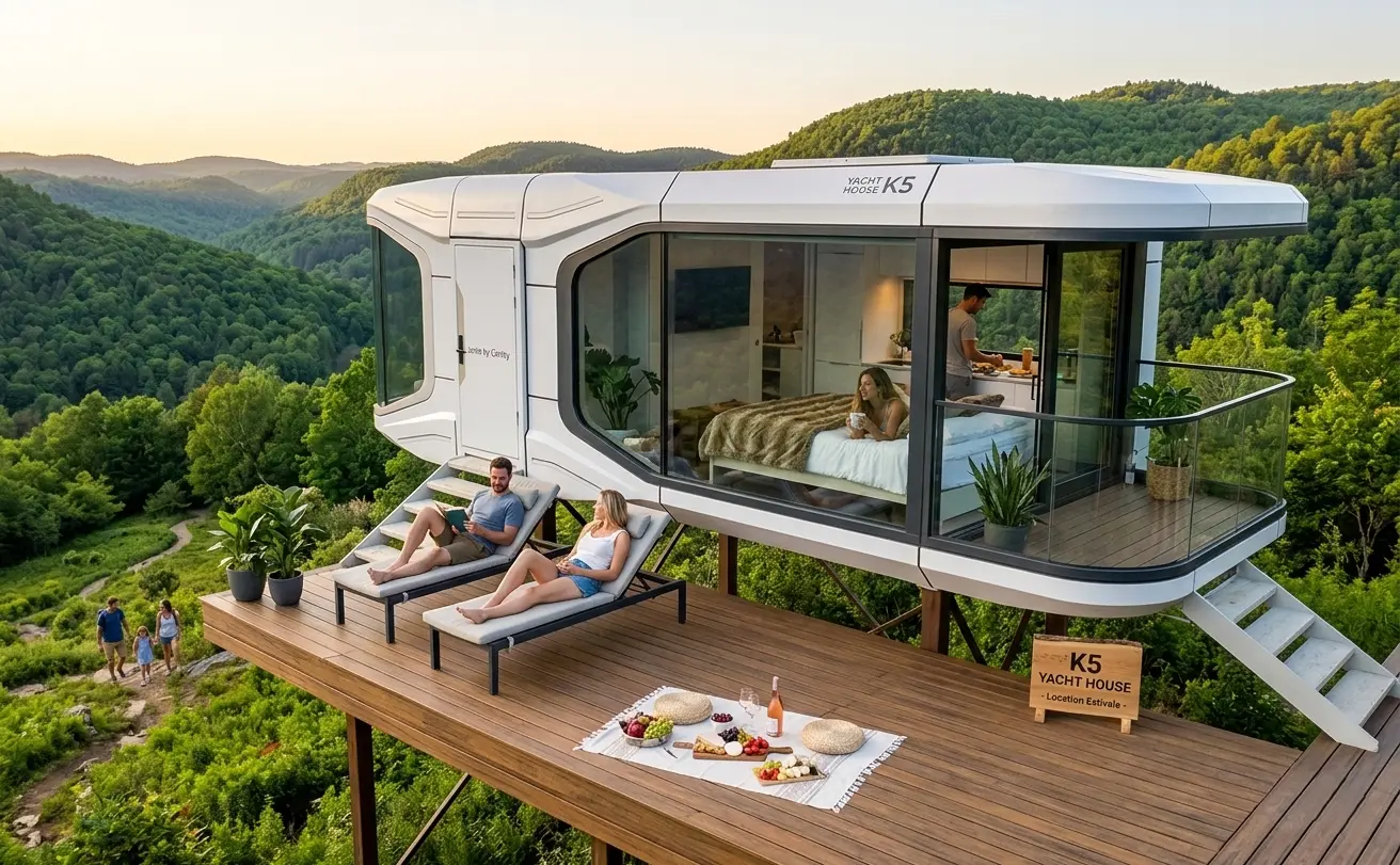 Capsule House en pleine nature