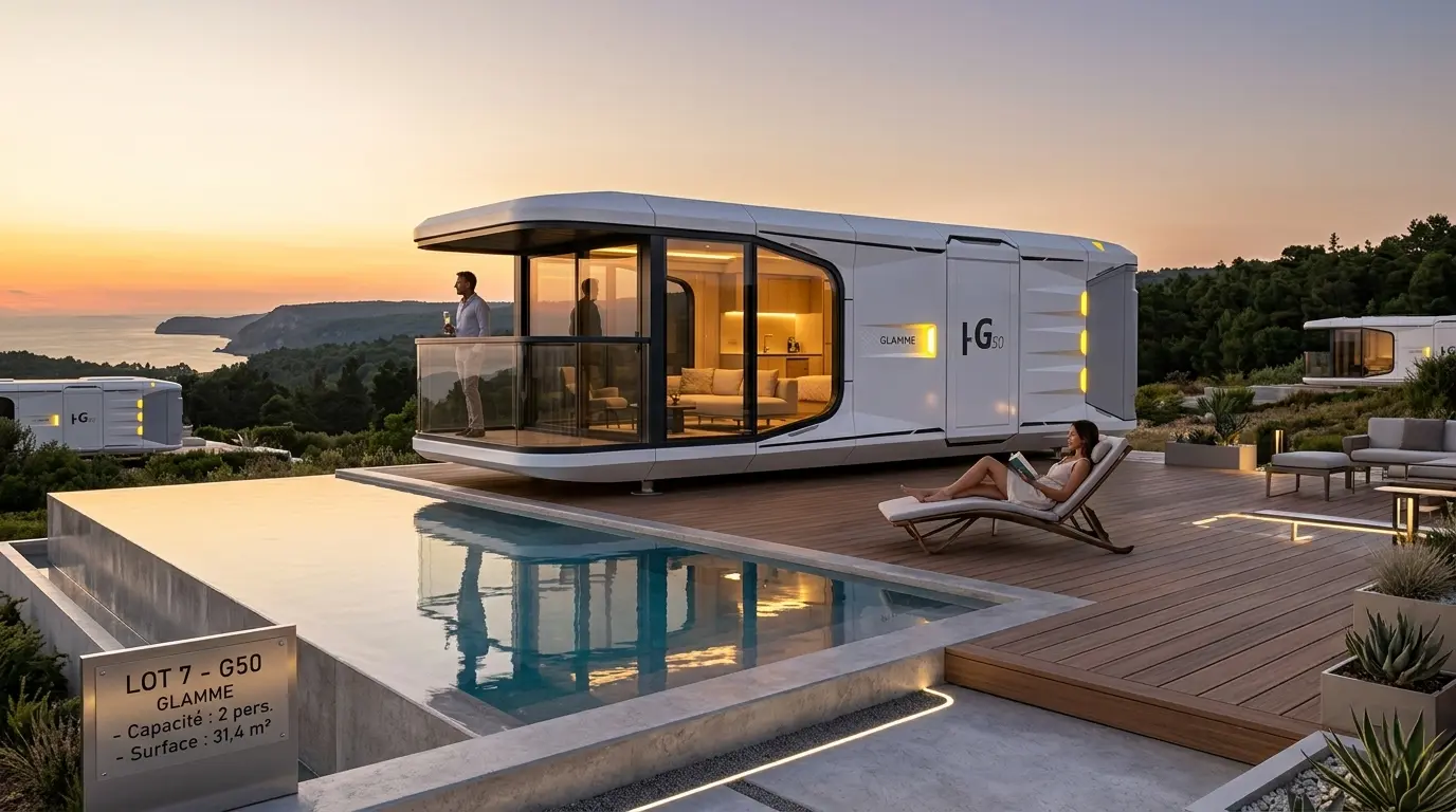 Capsule House camping moderne