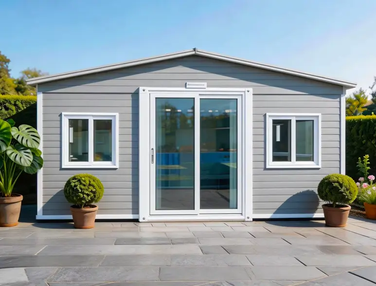 Vue intérieure de la maison modulaire 20 FT