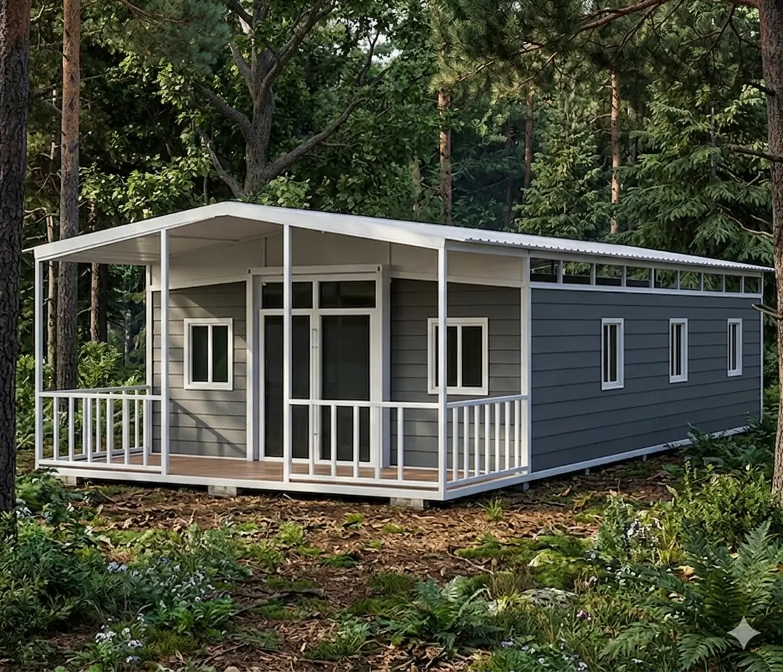 Maison 30 FT en environnement forestier